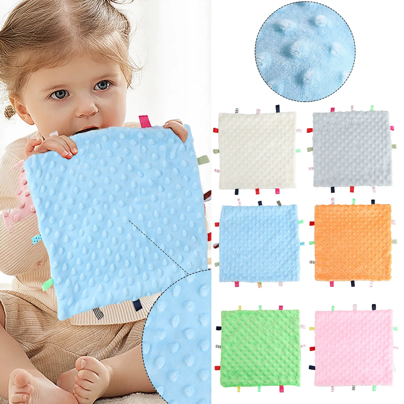 Baby Soothing Towel Can Entrance Nibbles Beans Beans Velvet Doll Baby Sleep Soothing Plush Doll Soothing Toys