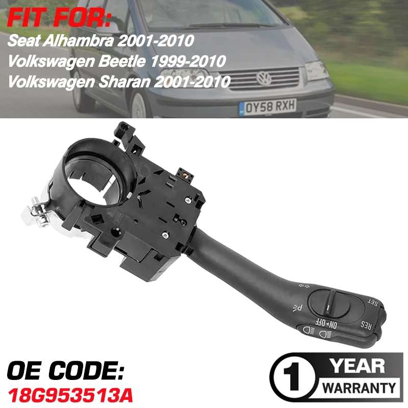 Переключатель автомобильной фары 18G953513A 1J0953513 для сиденья Alhambra Volkswagen Sharan 2001-2010 Beetle