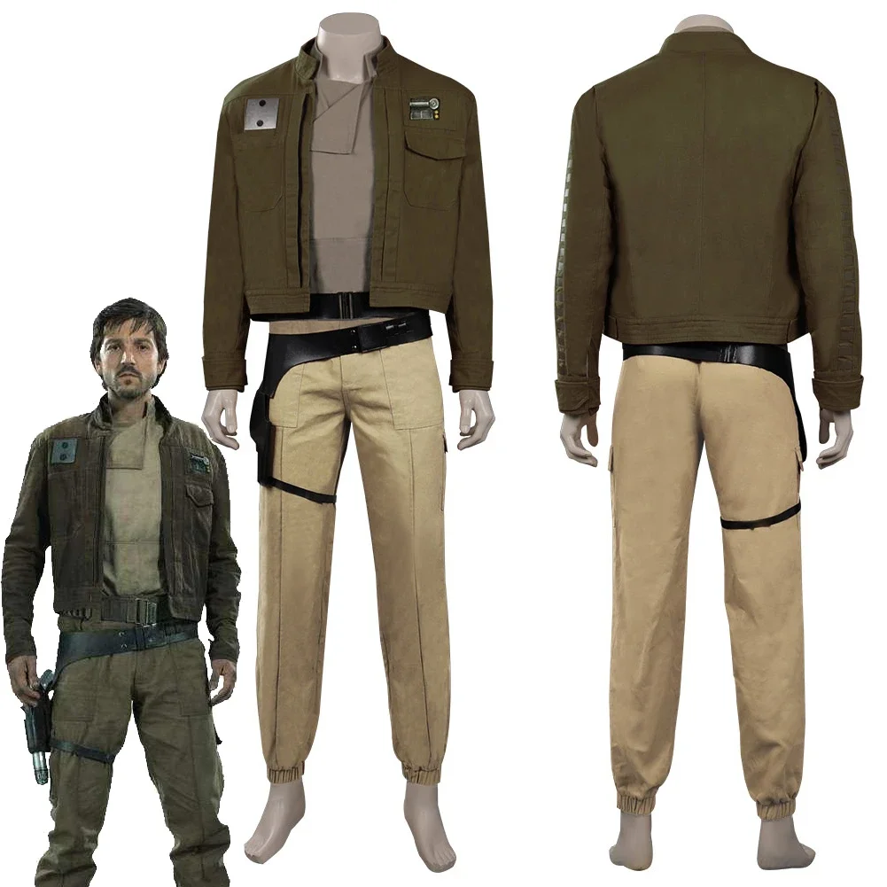 

Rogue One：A Wars Story Cassian Andor Cosplay Anime Costume For Male Jacket pant Outfits Halloween Carnival Disaguise Suit