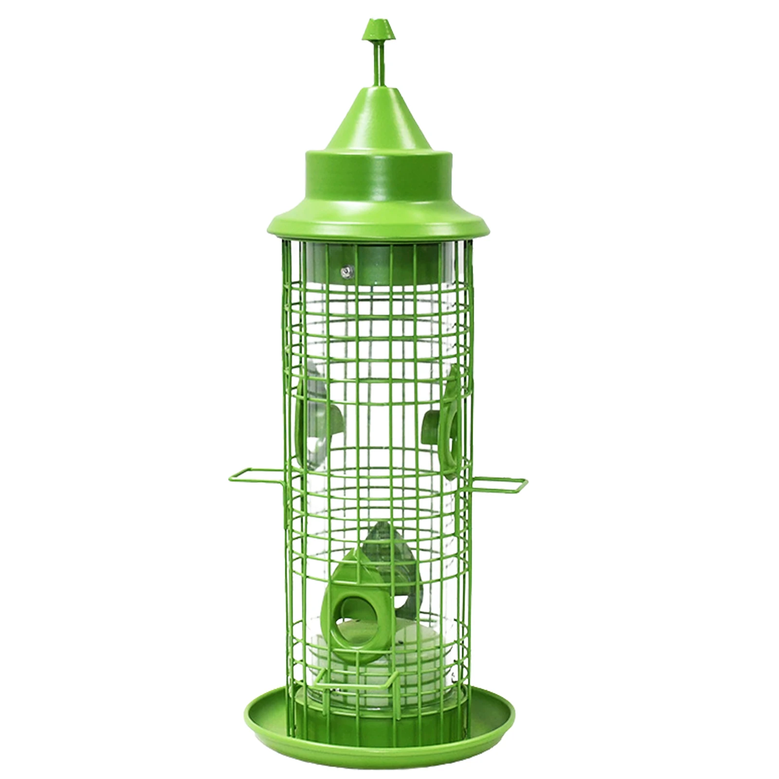 

Bird Feeders Squirrel Proof Bird Feeder With Hoop Attracting Bird Feeder For Peanu ts Sunflower Seeds