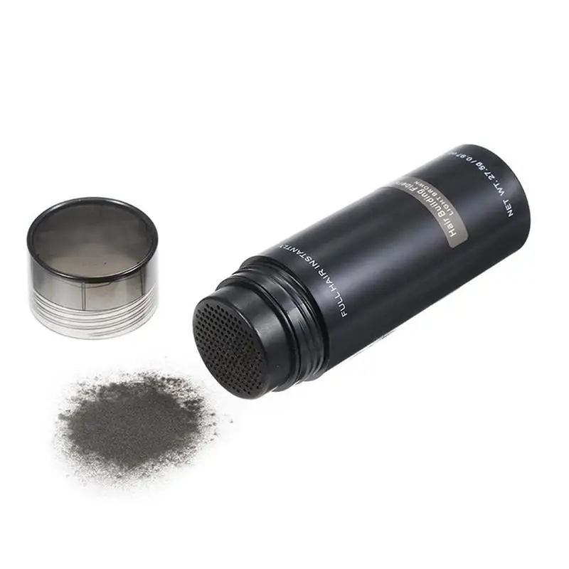 Фото Черно-коричневые тени для волос, пудра для наполнения волос, восстанавливающий консилер, наращивание волос, волокна, парик для роста волос, консилер, пудра №2