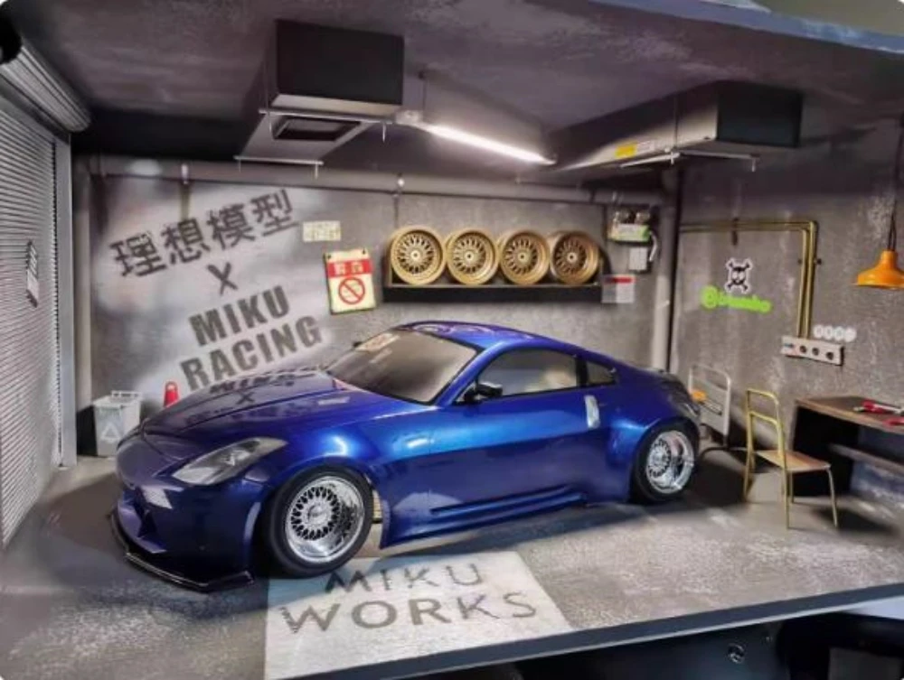 1/10 Nissan 350Z Drift Body 200 мм подходит для шасси Tamiya TT01/TT02/XV01/XV02 колесная база 257-260