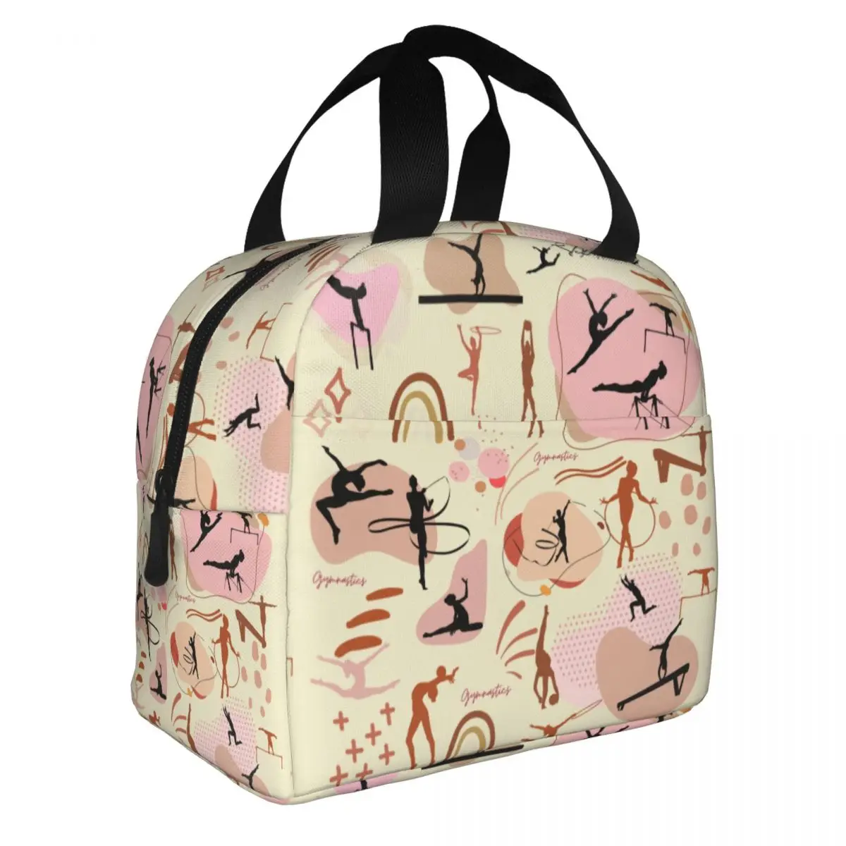 Изолированная сумка-тоут для обеда танцев художественной гимнастики женщин