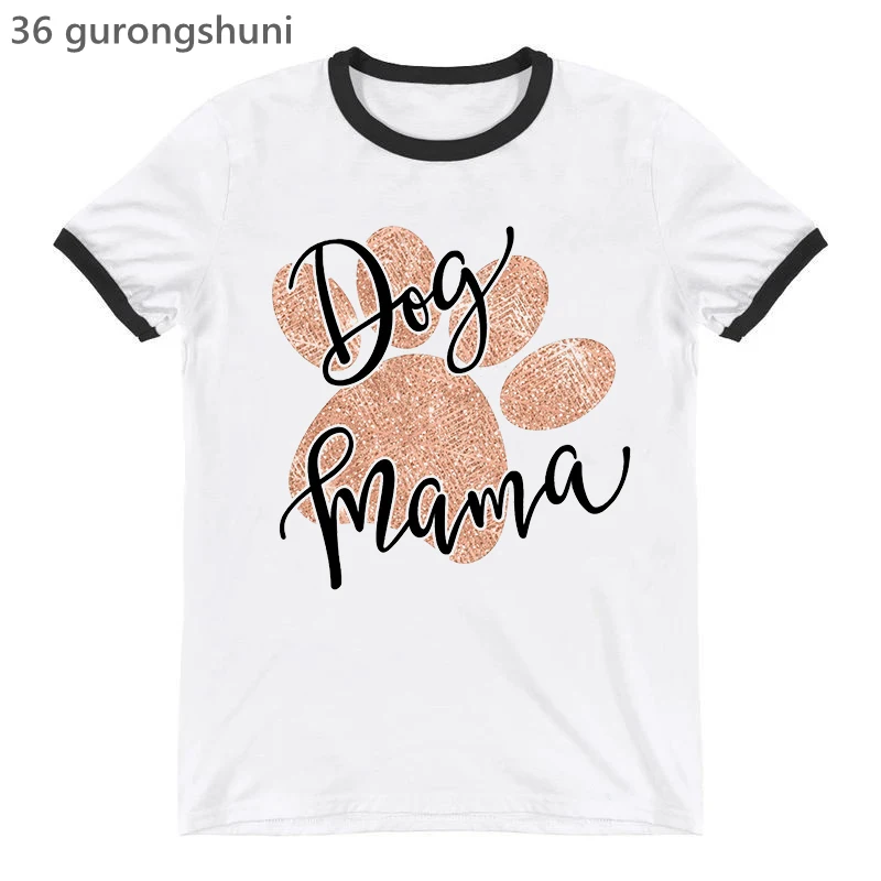 

Новое поступление 2022, женская футболка с графическим принтом розовой собаки и мамы, забавная женская футболка в виде кошки, женский подарок ...