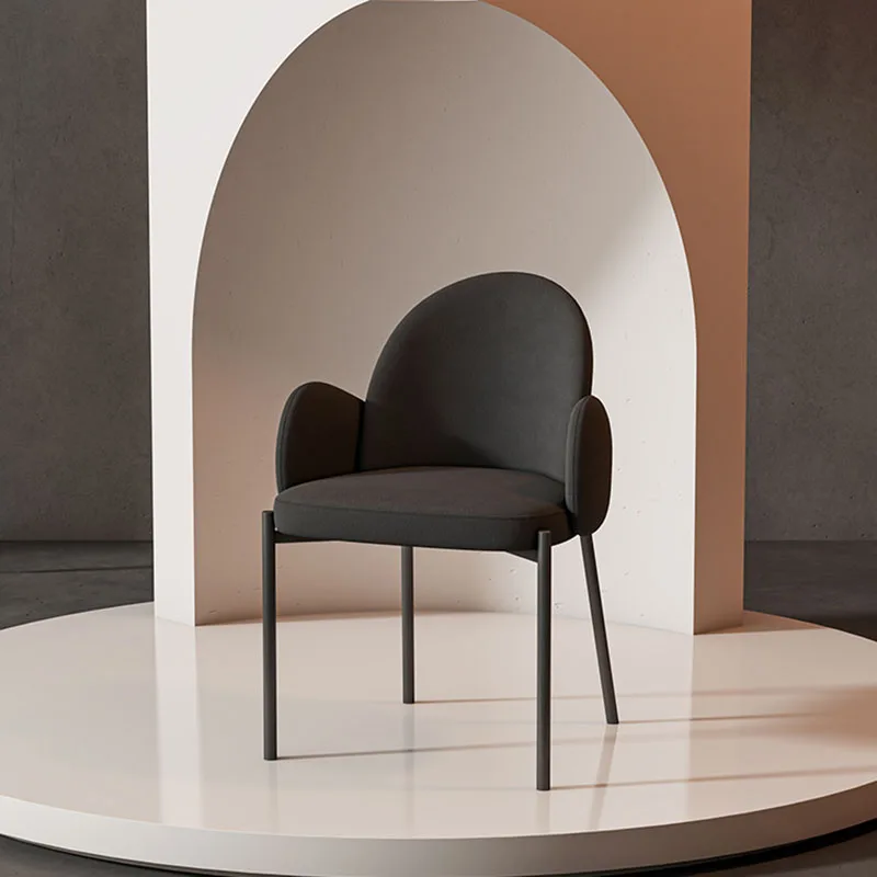 

Уникальный обеденный стул ожидания, черные роскошные минималистичные мягкие стулья, классические стулья для отеля, стулья, мебель для спальни