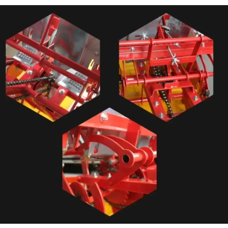 Ручной сеялка для риса Ручная перца Поек-желтая под рассады