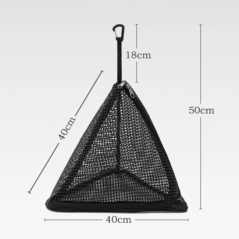 

Уличная треугольная сушильная сетка для хранения искусственных предметов, подвесная Сетчатая Сумка из ПВХ, многофункциональная сверхпроч...