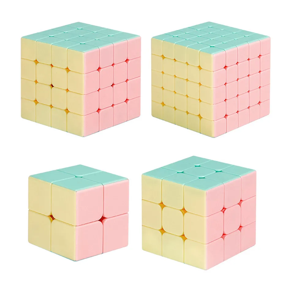 

2022 New Macaron Color Block Component Macaron Stickerless Block Component Packing Cubes Fidget Cube Fidget Toys toys for kids