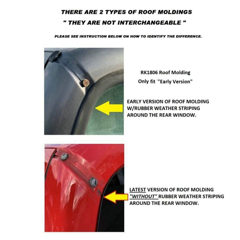 Левая и правая модернизированная угловая крыша кабины автомобиля молдинговые
