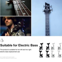 4 pcs electric bass string button bass tunerfully closed string bass string quasi knob button button bass accessories i0n5
