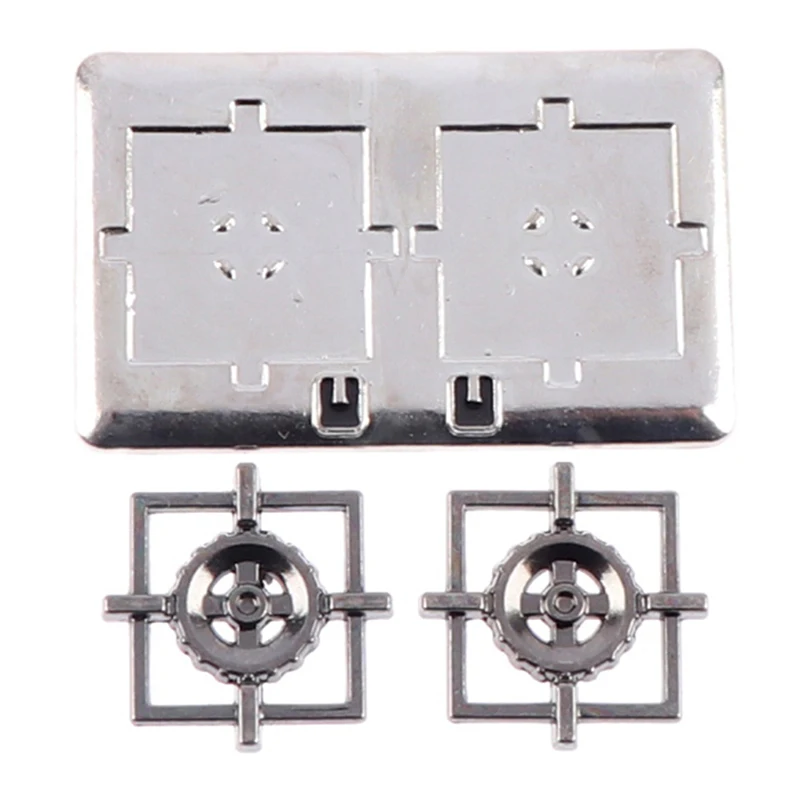 1 комплект 1:12 кукольный домик миниатюрная газовая плита металлическая модель