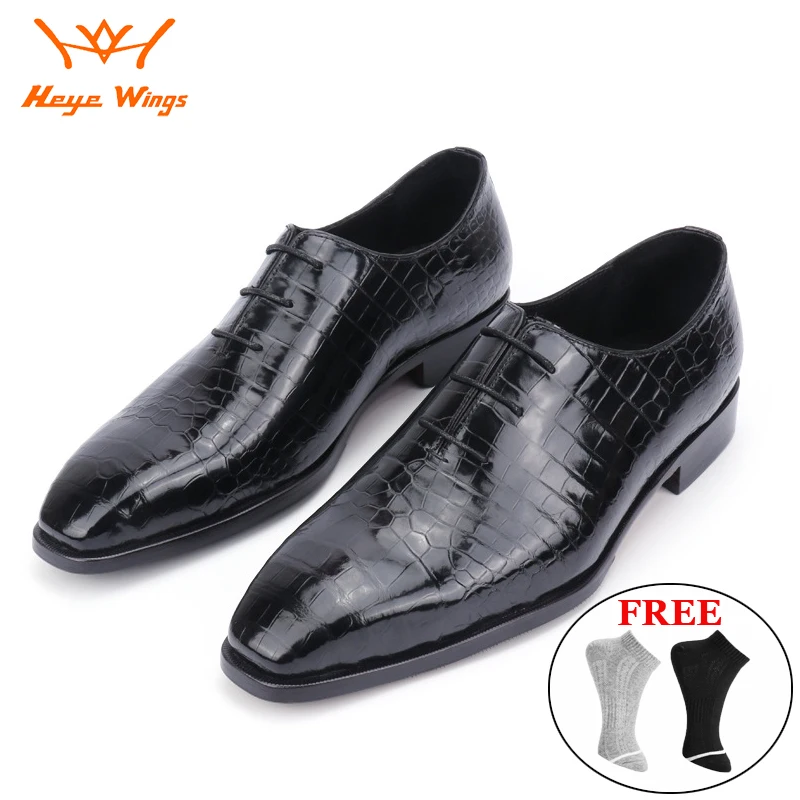 

2022 Heye Wings оригинальные Брендовые мужские туфли-оксфорды, высококачественные роскошные кожаные деловые туфли