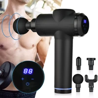 muscle massage gun tissue massager pain relief management after training exercising body neck relaxation slimming shaping