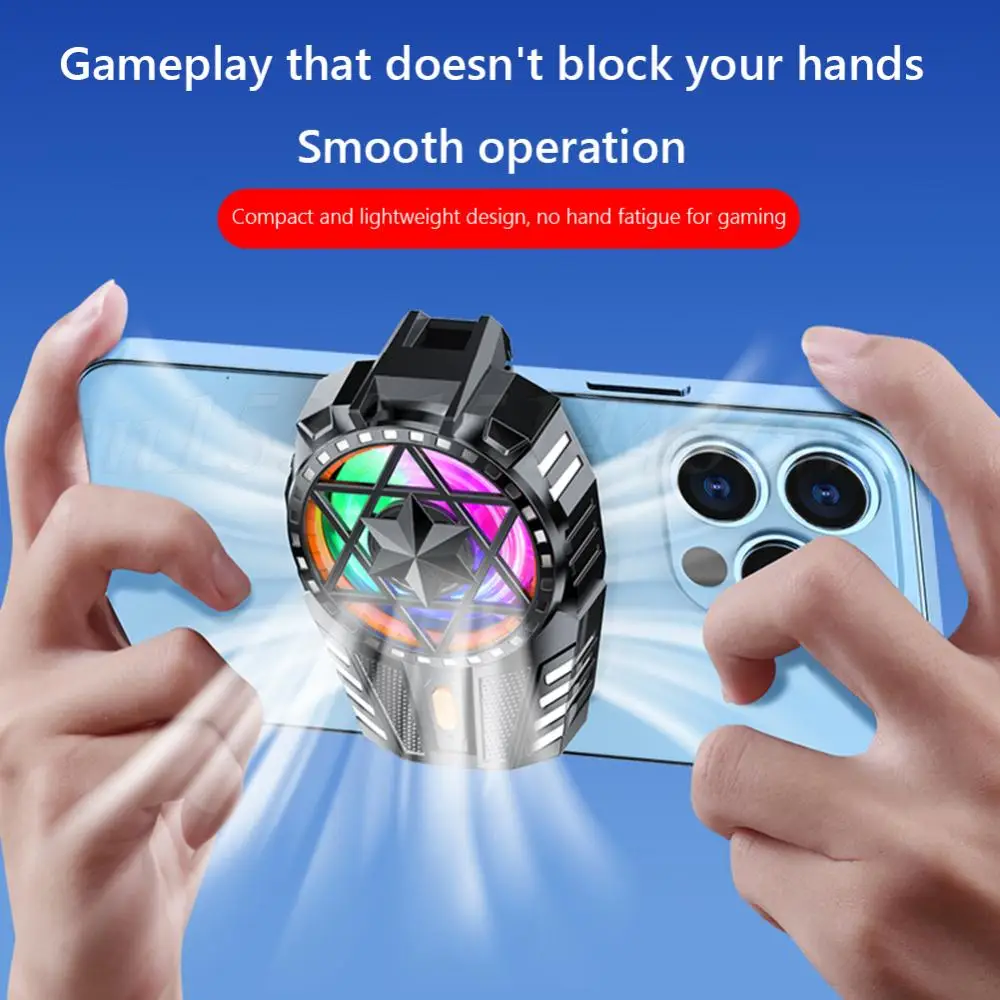 X112 Перезаряжаемый Мини-охладитель Для Телефона Мощный Радиатор Воздушного