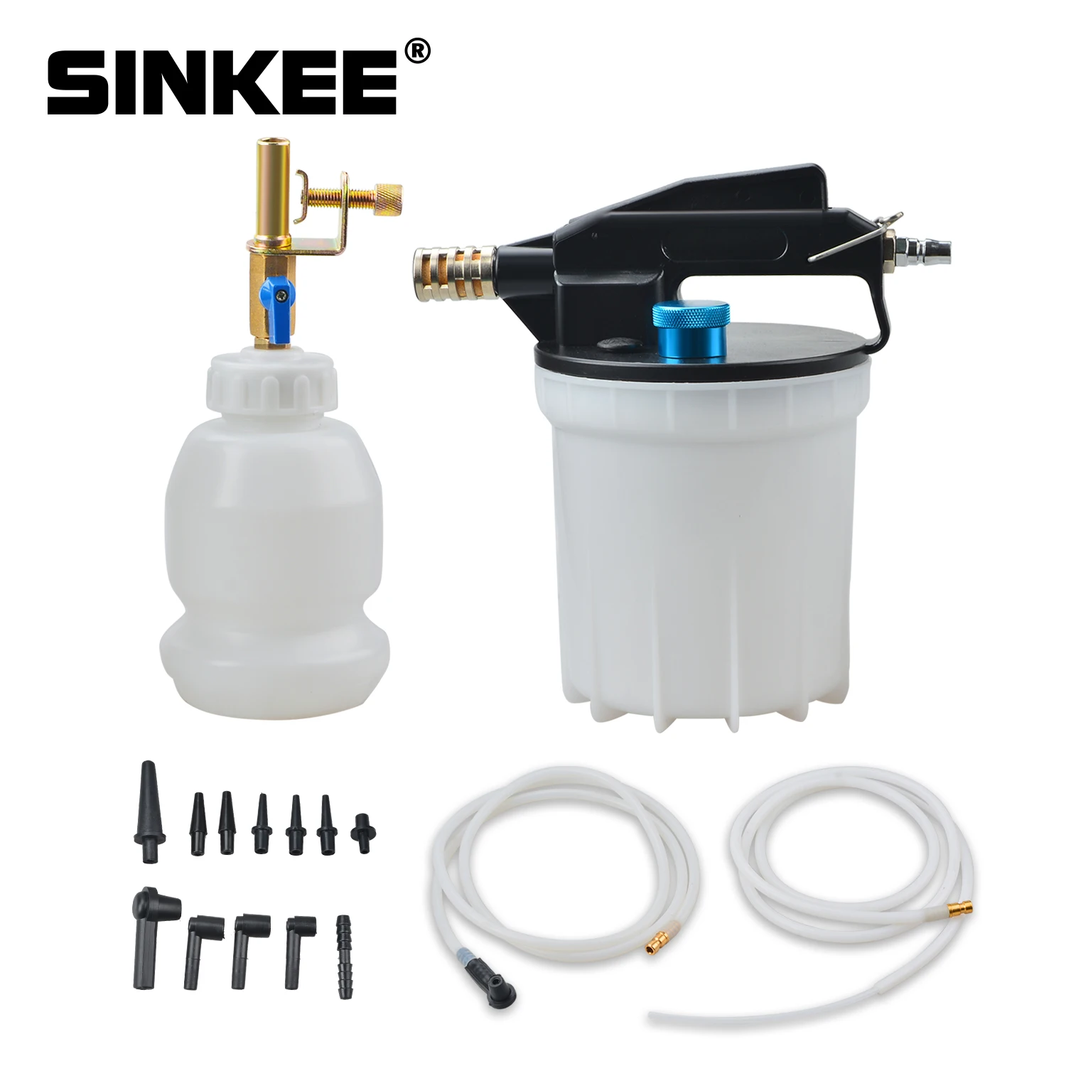 

2L Pneumatic Auto Vacuum Brake Fluid Bleeder Extractor Pump Tool Kit