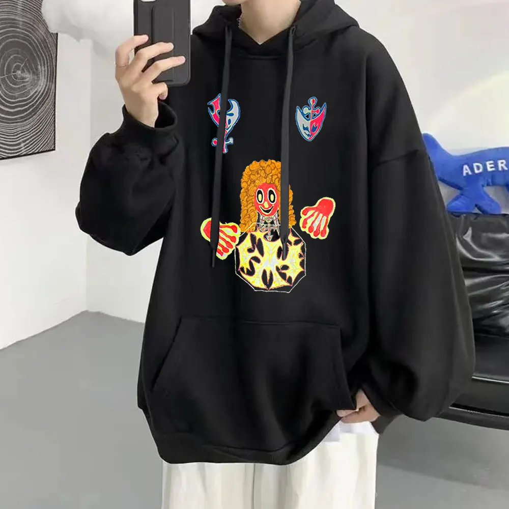 

Swedish Rapper Bladee 333 Graphics Hoodie Men Music Album Print Sweatshirts New Fashion Men Clothing Pullover Hip Hop Streetwear