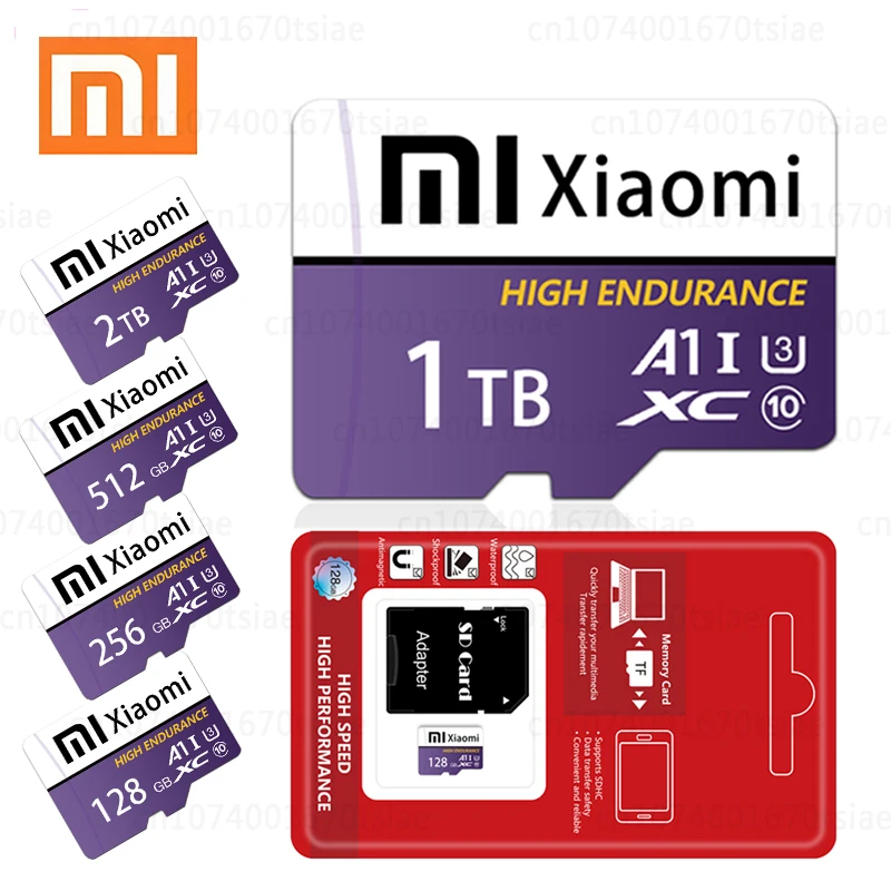 

New Xiaomi Watch Memory TF Card 512GB 256GB 128GB 2TB 1TB original High Speed Flash Card For Smartphone PC Camera SD Card