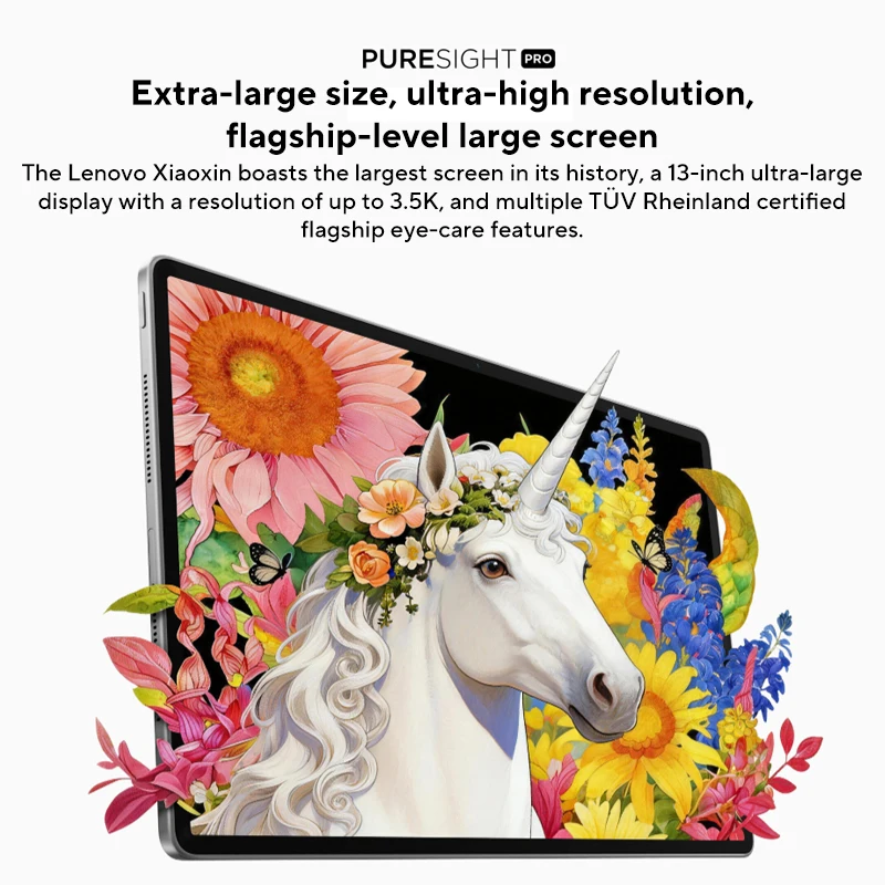 Планшет Lenovo Xiaoxin Pro 13, 13 дюймов, 3.5K, 144 Гц, оригинальная китайская версия, 10200 мАч, процессор Snapdragon 8s Gen 4, Wi-Fi 7, AI Pad PC (art.: 3920db68616dc) - 3920db68616dc