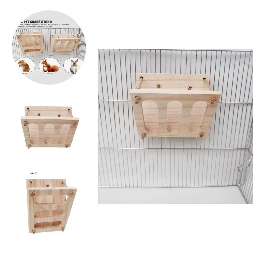 

High Density Functional Rabbit Guinea Pig Cage Fixed Food Container Mini Rabbit Feeder Thickened for Pet