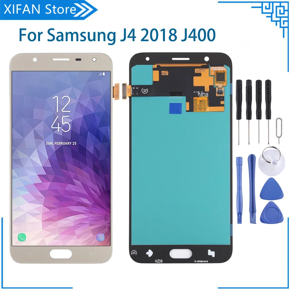 

ЖК-дисплей 5,5 ''AMOLED J400 для Samsung Galaxy J4 2018 J400F J400G/Ds, ЖК-дисплей, сенсорный экран, дигитайзер, запасные части