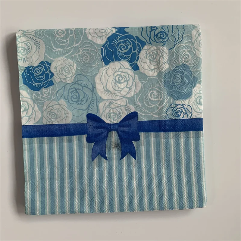 

Одноразовые салфетки Blue Striped 20 шт