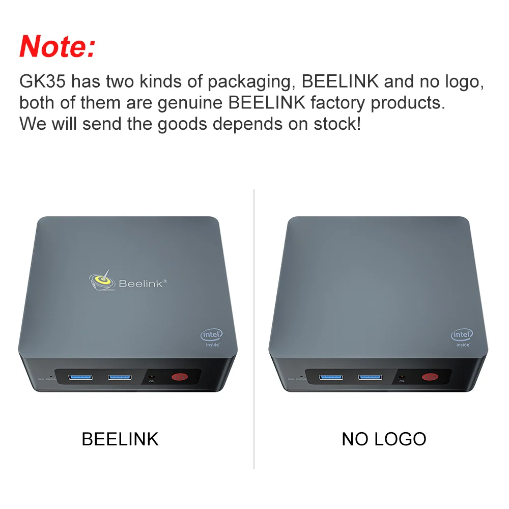 Мини-ПК Beelink GK35 Windows 10 Intel Apollo Lake Celeron J3455 8 ГБ ОЗУ 128 256 SSD 2 4G и 5 8G Двойной Wi-Fi BT 1000M LAN |