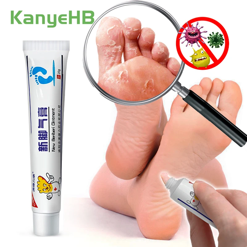 

1pcs Beriberi Cream Tinea Pedis Feet Itch Foot Odor Skin Erosion Foot Psoriasis Ointment Fungus Infection Medical Plaster S064