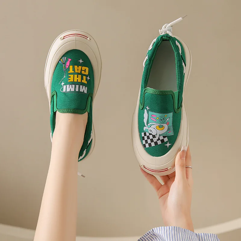 Туфли женские на толстой подошве без шнуровки Стиль Мэри Джейн повседневные