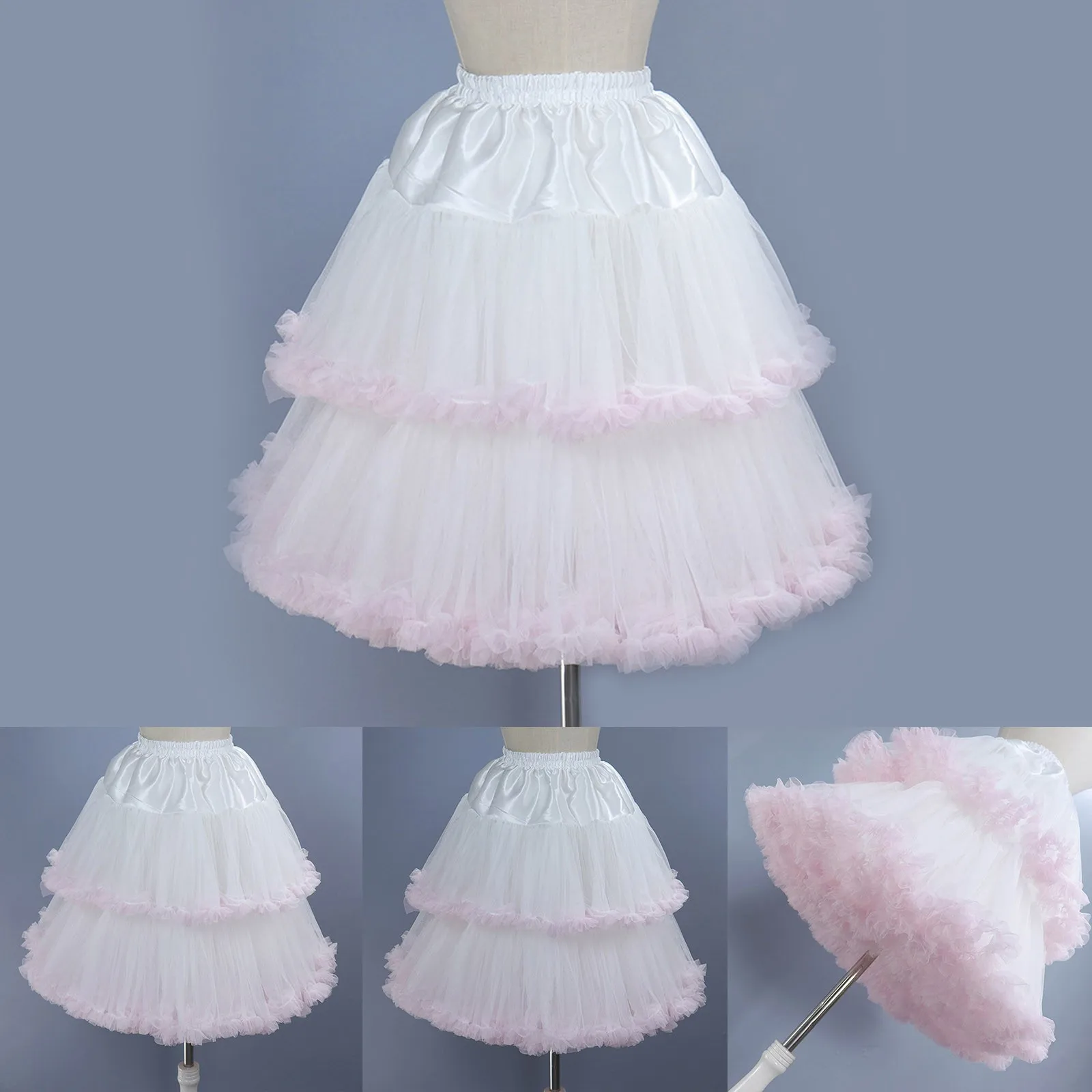 

Women'S Carnival Costume Tulle Skirt 50s Tutu Skirt Short Ballet Underskirt Petticoat Tutu Carnival Costume Women'S Tutu