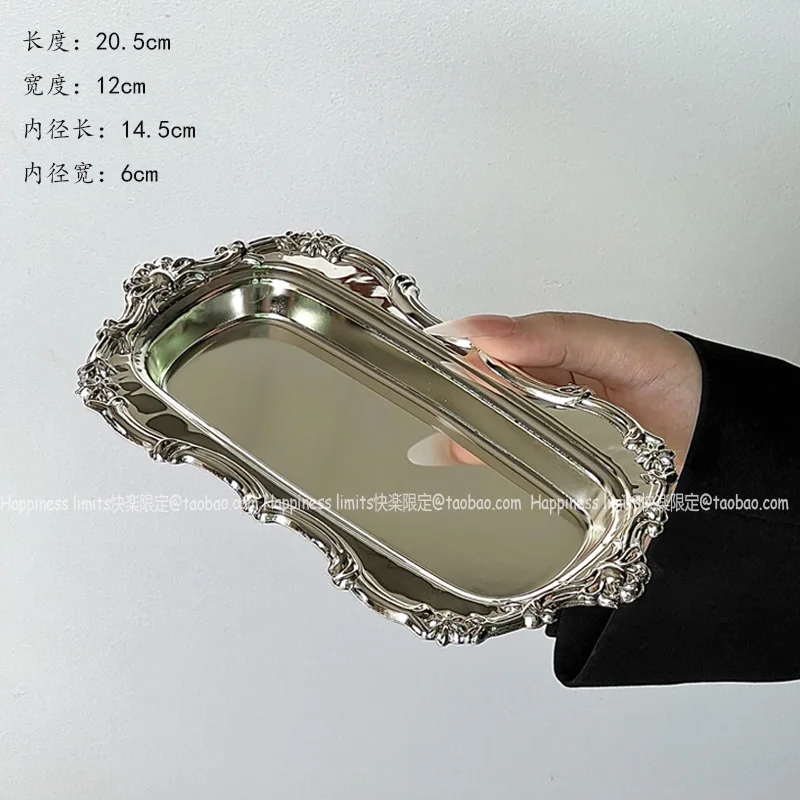 

Ретро тарелка из нержавеющей стали