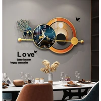 modern kitchen wall clock acrylic luxurious fashion 2021 new creative wall clock for dining room luxury home decor wandklokken