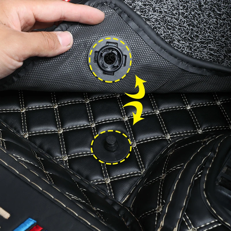Car Floor Mats For Toyota RAV4 RAV 4 XA50 MK5 2019 2020 2021 2022 LHD Csutomized Leather Carpets Rug Foot Pads Cover Accessories |