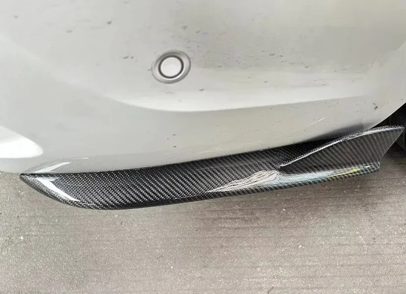 Фото Задний сплиттер для BMW G20 G28 Pre LCI 2019+ из карбона, боковые сплиттеры-винглеты в стиле OTD AP №4