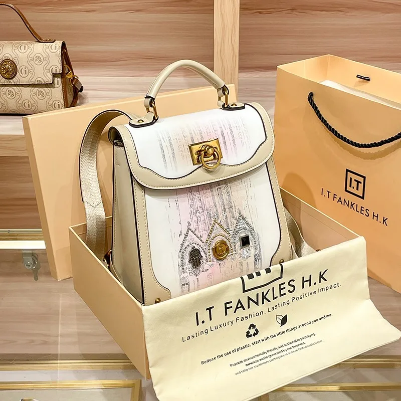 Совершенно Новый Женский Модный Рюкзак 2024 - Сумка На Плечо Маленький Из