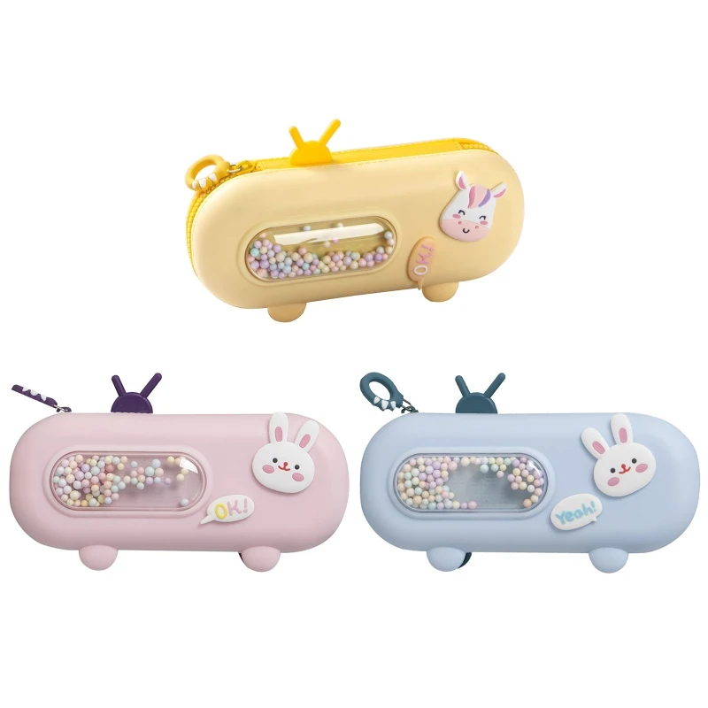 

Cartoon Pencil Case Large Capacity Handheld Pen Pouch Waterproof Pen Bag Zipper Pen Box for Boy Girl Birthday Xmas Gift E8BE