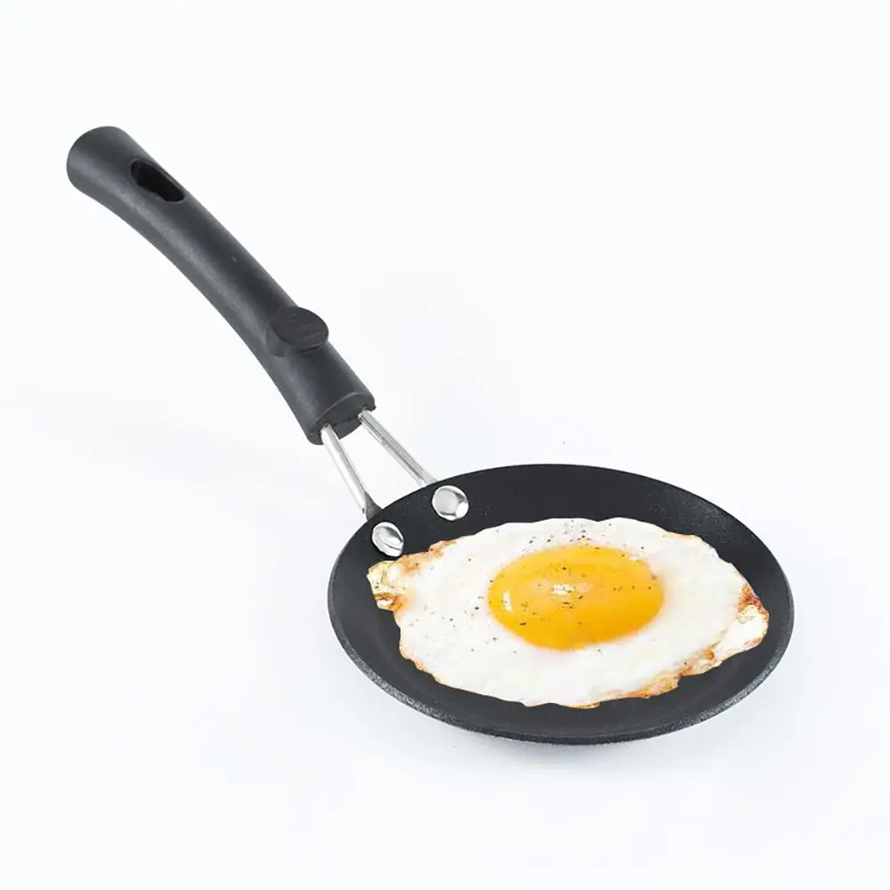 

Camping Hiking Breakfast Egg Omelette Induction Stovetop Non Stick Mini Fry Pan Frying Pan Poached Egg Model