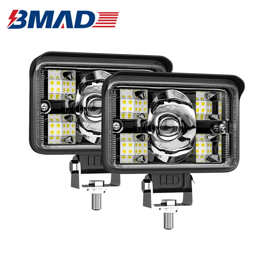 

BMAD 78 Вт внедорожная светодиодная фара рабочего света бар 12 В 24 в 4x4 мотоциксветильник автомобиля вездехода внедорожника пикапа грузовика ло...