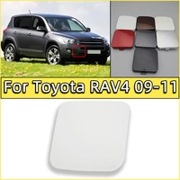 auto front bumper towing hook eye cover cap for toyota rav4 rav4 2009 2010 2011 tow hook hauling trailer lid red silver white