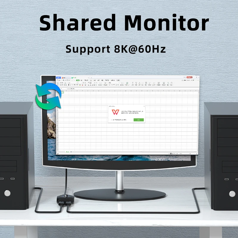 Unnlink 8K60Hz DP переключатель 4K144Hz Displayport 1 4 разделитель 2X1/1X2 двунаправленный конвертер