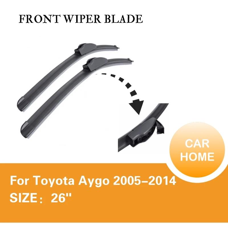 

1 шт., резиновая щетка стеклоочистителя для Toyota Aygo 2005-2014