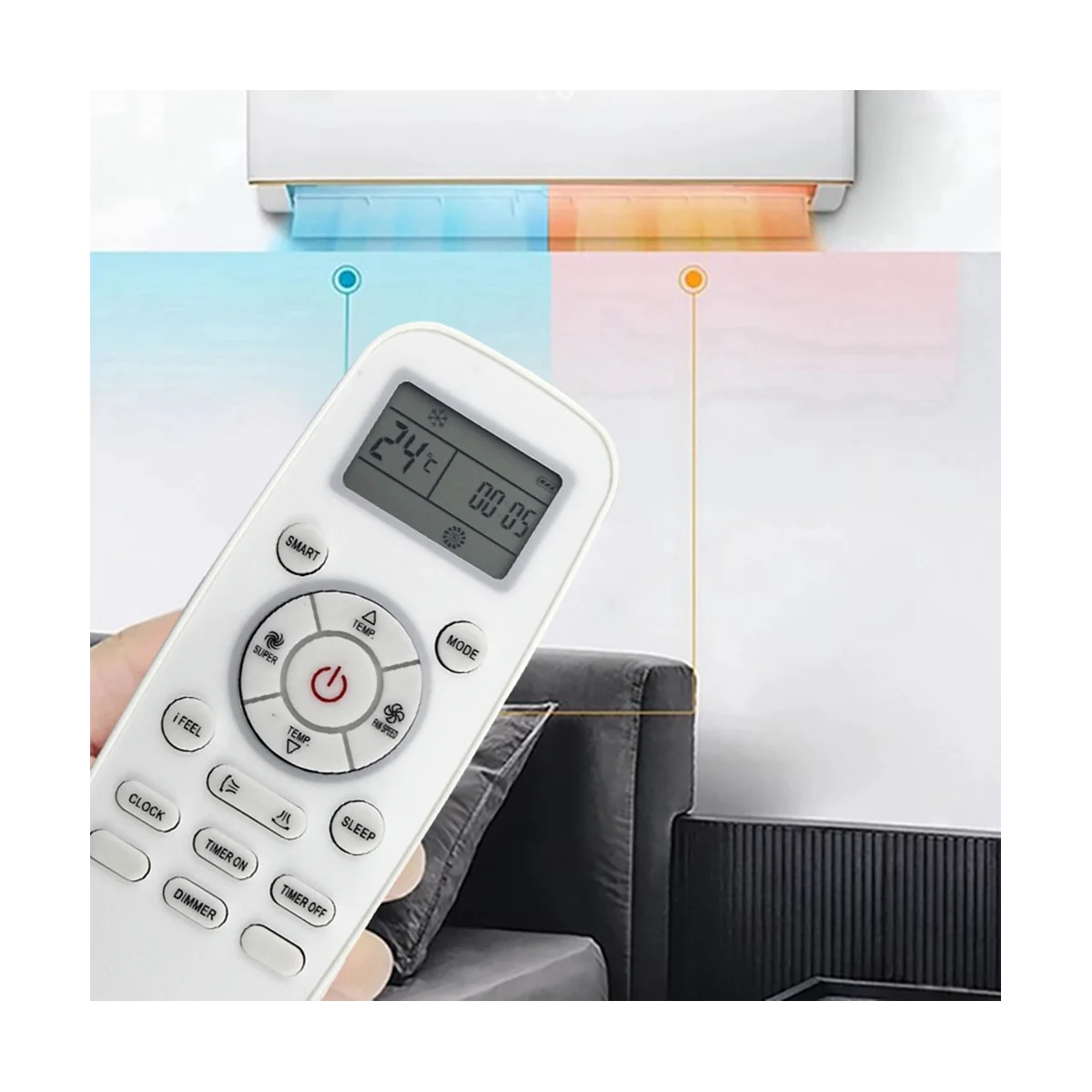 DG11L1-01 универсальный пульт дистанционного управления для кондиционера воздуха