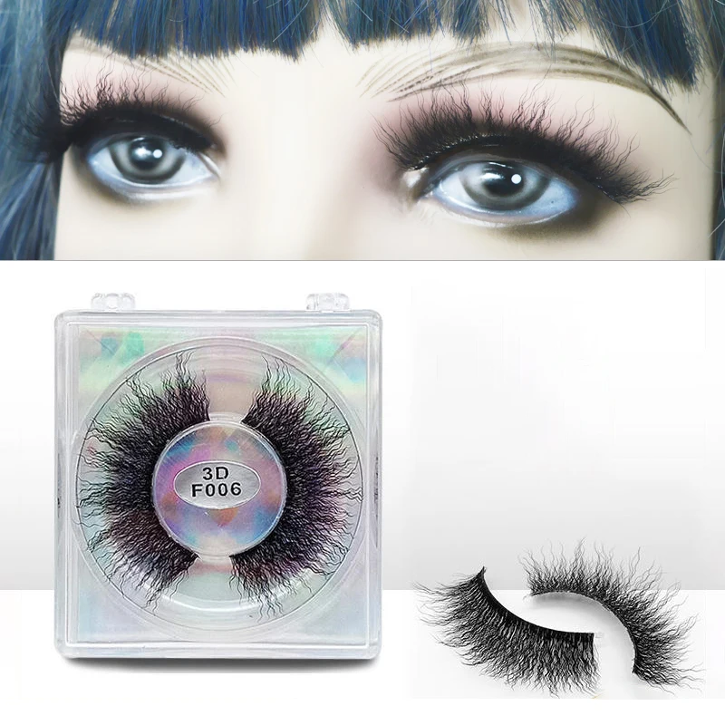 

QSTY3D искусственные норковые ресницы без жестокости, искусственные ресницы для наращивания, Wispies, пушистые Искусственные ресницы 11-22 мм, мягк...