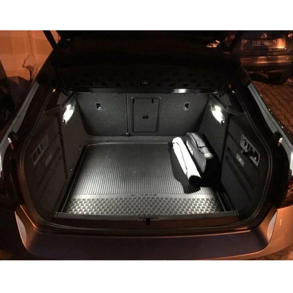 

Car LED Luggage Compartment Light 3528 SMD LED Trunk Boot Light Module White 12V 6000K For SEAT Leon Mk3 5F 2013-2019