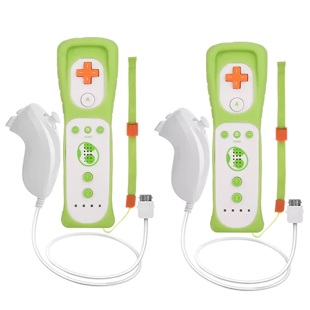 

2pcs Controller for Wii Remote Controller Gamepad Built-in Motion Plus Control For Ninetend Wii/Wii U Console Wireless Game pad