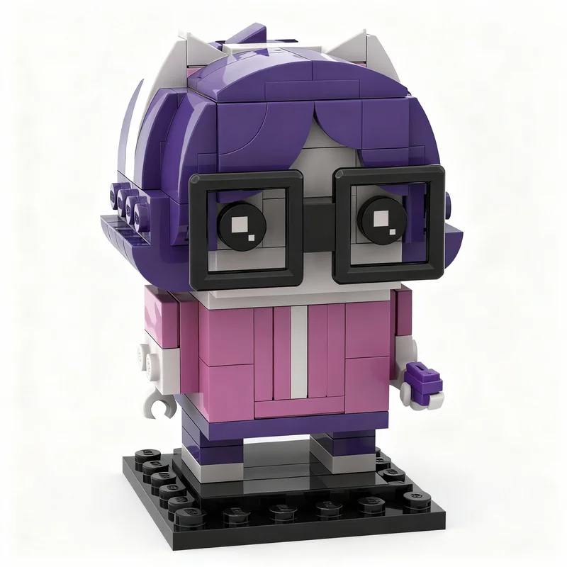 Набор из 142 деталей MOC Brickheadz: Техническая милая модель, строительные блоки, конструктор, рождественский подарок, креативная идея для самостоятельной сборки, развивающий конструктор (art.: 3920da4fb5cfa) - 3920da4fb5cfa