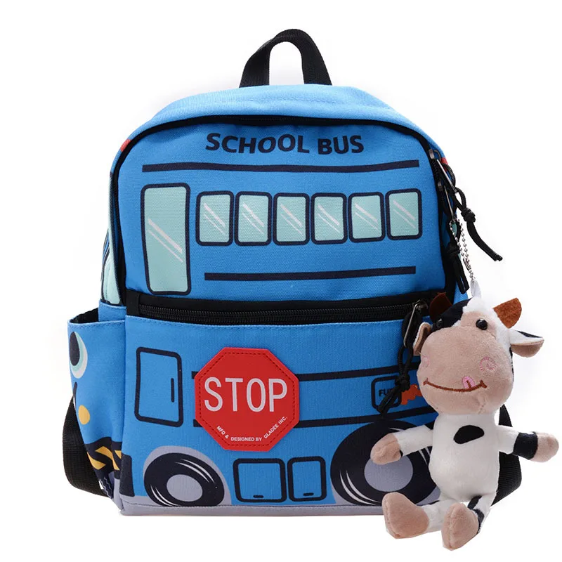 Cartoon Car Print Fashion Children School Bags Kids Backpack Kindergarten Boys and Girls School Bags Plecak Dzieciecy