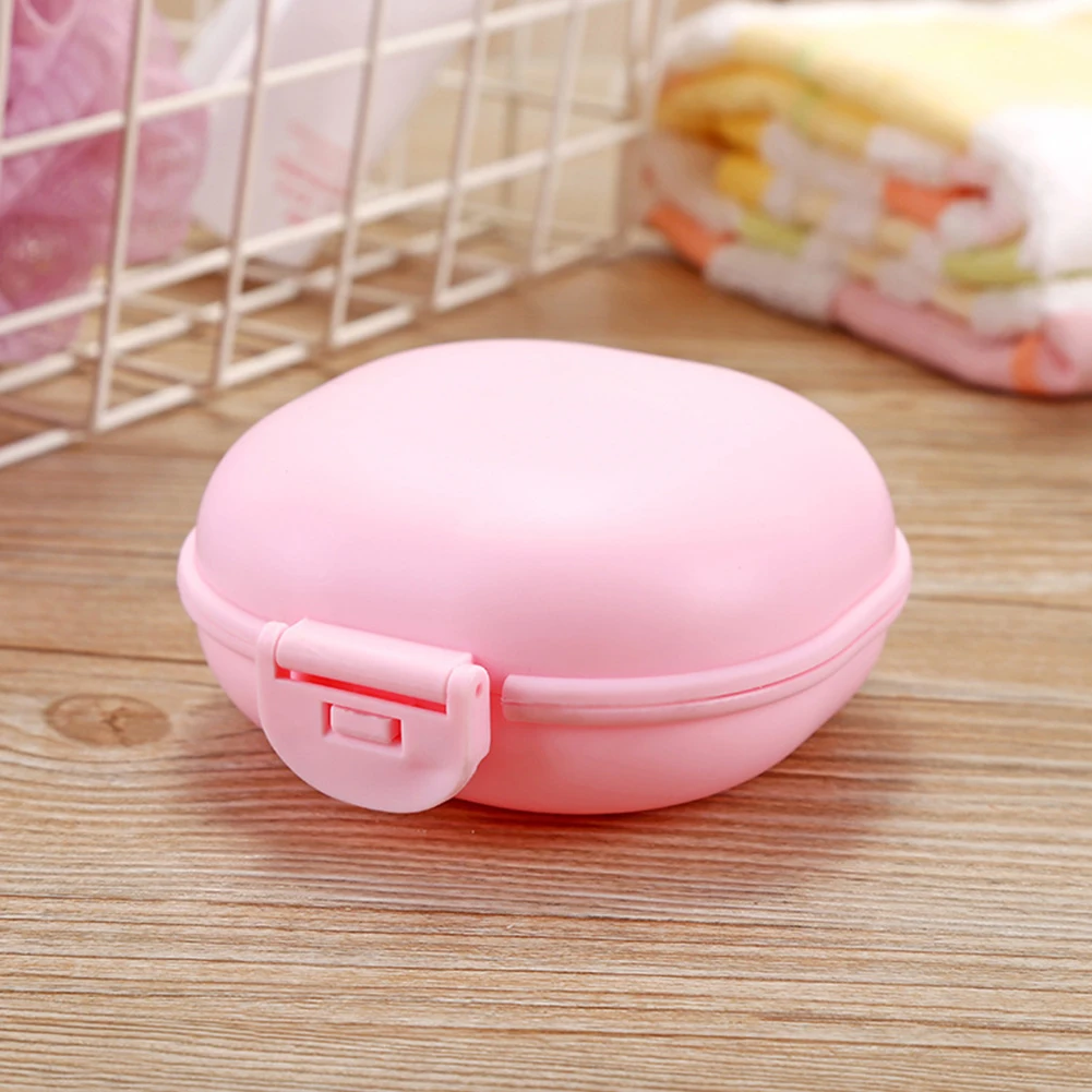 

2pcs Soap Box Holder Container Waterproof Leakproof Soap Dish Case Portable Travel Sealed Bathroom Accessories