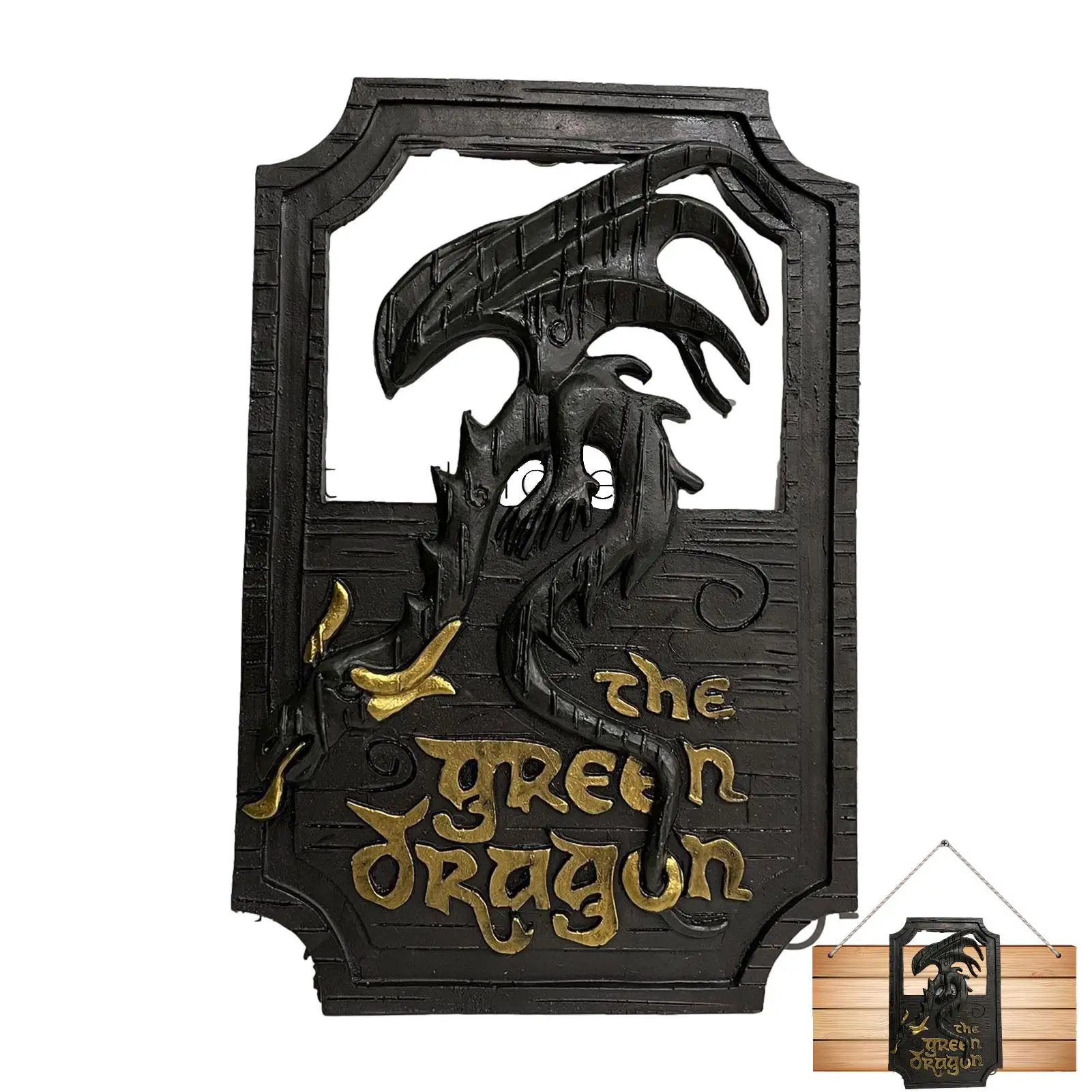 

И знаки дракона для паба, безопасные и прочные изделия из смолы Longma, стильные современные Выгравированные вручную Декоративные знаки для до...