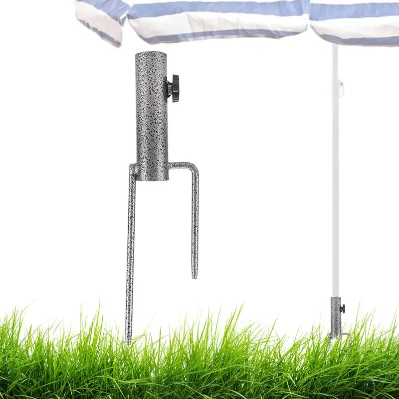

Umbrella Stand Anchor Heavy Duty Metal Ground Stake Outdoor Garden Supplies Nails For Parasols Fishing Umbrellas And Garden