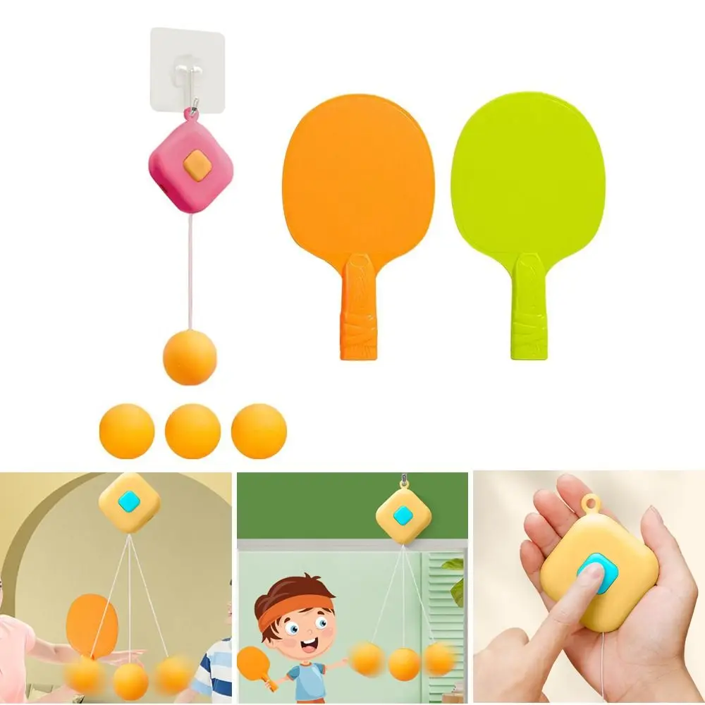 

Hanging Children Indoor Portable Interaction Toy Table Tennis Trainer Exerciser Toy Pingpong Trainer
